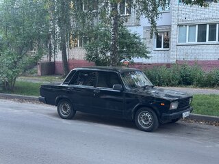 2007 Lada (ВАЗ) 2107, чёрный, 110000 рублей, вид 2