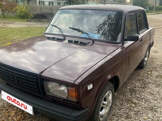 2006 Lada (ВАЗ) 2107, пурпурный, 125000 рублей, вид 2