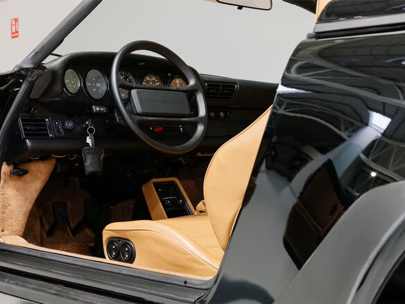 1989 Porsche 911 Carrera II (911, 930), чёрный - вид 15