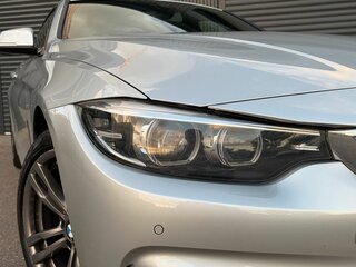 2018 BMW 4 серии Gran Coupe 420d xDrive F32/F33/F36 Рестайлинг, серебристый, 3620000 рублей, вид 4