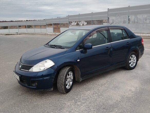 2008 Nissan Tiida I, синий - вид 1