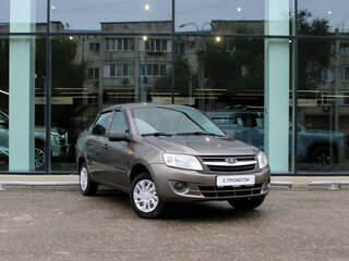 2014 Lada (ВАЗ) Granta I, коричневый, 480000 рублей, вид 3