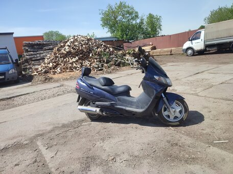 2000 Suzuki Burgman (SkyWave) 400, синий, 230000 рублей, вид 3