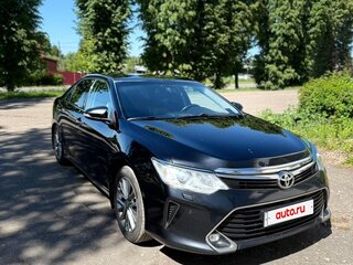 2016 Toyota Camry VII (XV50) Рестайлинг, чёрный, 2030000 рублей, вид 2