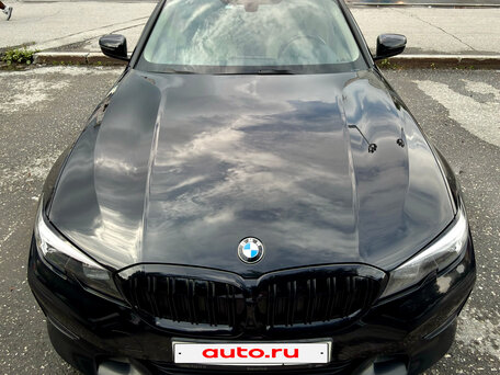 2021 BMW 3 серии 318i VII (G2x), чёрный, 3690000 рублей, вид 4