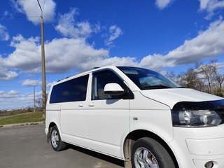 2010 Volkswagen Caravelle T5 Рестайлинг, белый, 1370000 рублей, вид 1
