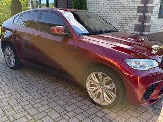 2008 BMW X6 35d I (E71), красный, 1900000 рублей, вид 2