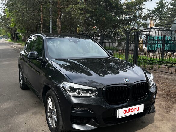 2021 BMW X3 20d xDrive III (G01), серый - вид 3