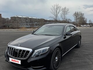 2016 Mercedes-Benz S-Класс 350 CDI BlueTEC Long 9G-TRONIC VI (W222, C217), чёрный, 3799000 рублей, вид 1