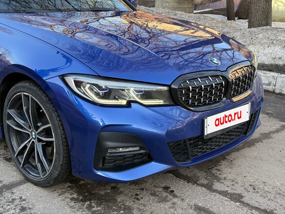 2018 BMW 3 серии 320d xDrive VII (G2x), синий, 3490000 рублей - вид 2