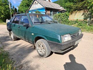 1998 Lada (ВАЗ) 21099, зелёный, 60000 рублей, вид 2