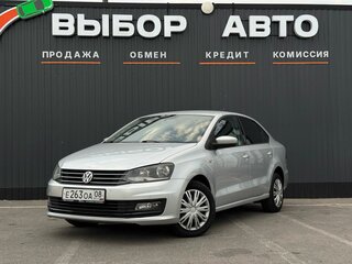 2016 Volkswagen Polo V Рестайлинг, серебристый, 1119000 рублей, вид 1
