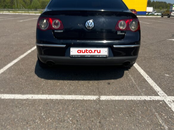 2008 Volkswagen Passat B6, чёрный, 640000 рублей - вид 3