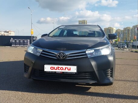2013 Toyota Corolla XI (E160, E170, E180), чёрный, 999999 рублей, вид 1