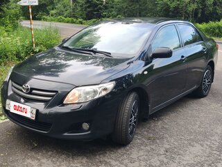 2008 Toyota Corolla AMT X (E140, E150), чёрный, 1090000 рублей, вид 2