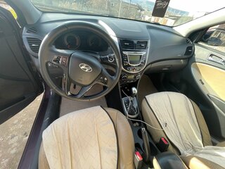 2011 Hyundai Solaris I, фиолетовый, 600000 рублей, вид 5