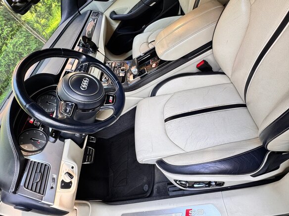 2013 Audi S8 III (D4), синий - вид 7