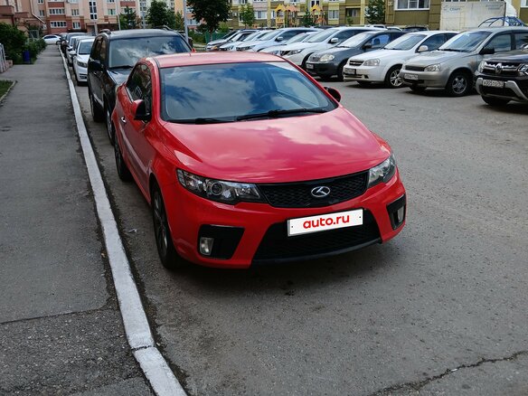 2012 Kia Cerato Koup II, красный, 650000 рублей - вид 1