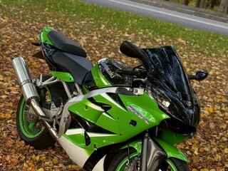 2000 Kawasaki ZX-6R Ninja, зелёный, 360000 рублей, вид 4