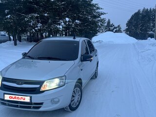 2012 Lada (ВАЗ) Granta I, серебристый, 320000 рублей, вид 1