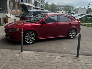2008 Mitsubishi Lancer X, красный, 1050000 рублей, вид 3