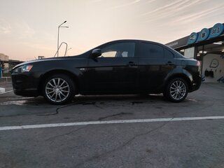 2008 Mitsubishi Lancer X, чёрный, 435000 рублей, вид 3