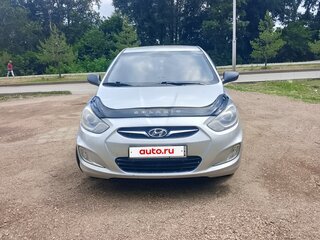 2012 Hyundai Solaris I, серебристый, 630000 рублей, вид 1