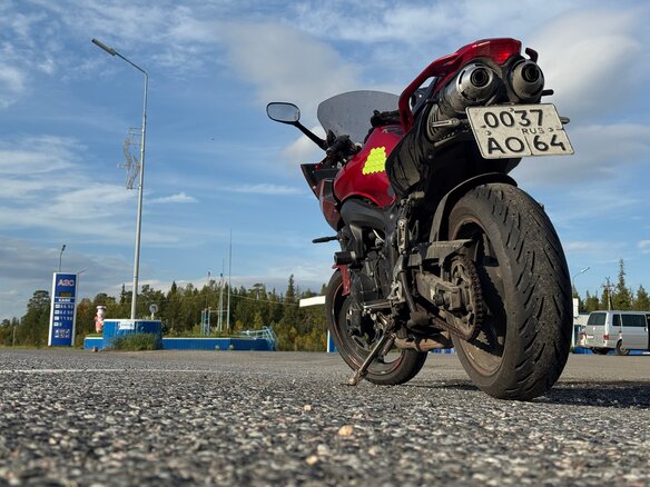 2009 Yamaha FZS600 Fazer, красный, 450000 рублей - вид 7
