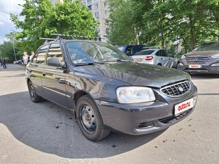 2005 Hyundai Accent ТагАЗ II, чёрный, 300000 рублей, вид 3