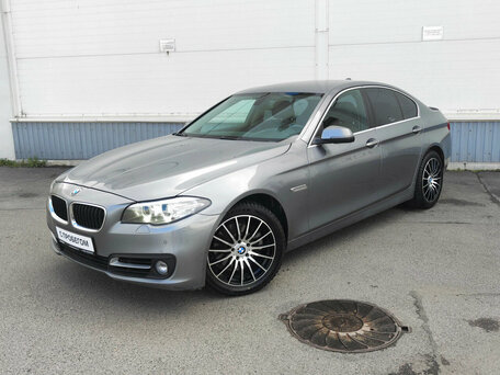 2014 BMW 5 серии 528i xDrive VI (F10/F11/F07) Рестайлинг, серый, 1620000 рублей, вид 2