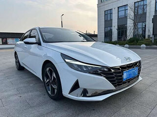 2022 Hyundai Elantra VII (CN7), белый, 1280000 рублей, вид 3