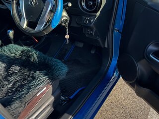 2015 Toyota Aqua I Рестайлинг, синий, 1090000 рублей, вид 4