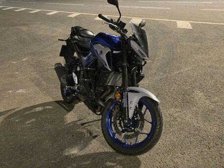 2021 Yamaha MT-03, синий, 600000 рублей, вид 5