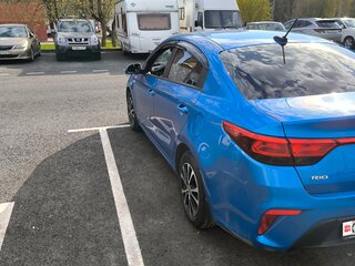 2017 Kia Rio IV, синий, 1200000 рублей, вид 3