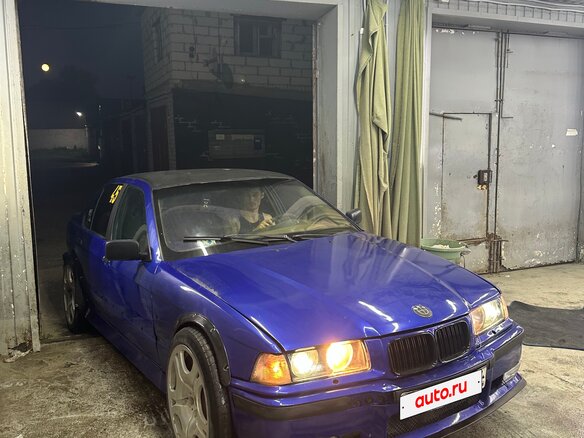 1993 BMW 3 серии 316i III (E36), синий, 210000 рублей - вид 6