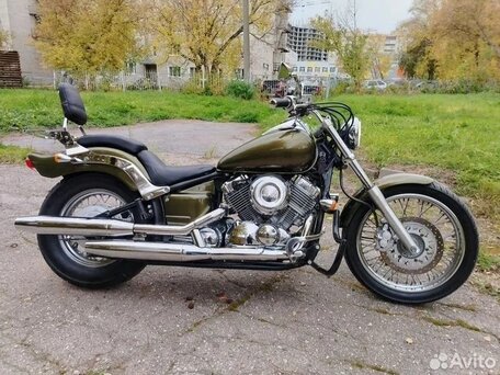 1999 Yamaha XVS400 Drag Star, зелёный, 307000 рублей, вид 1