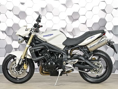 2008 Triumph Street Triple, белый, 449000 рублей, вид 4
