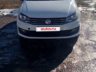 2017 Volkswagen Polo V Рестайлинг, белый, 500000 рублей, вид 1