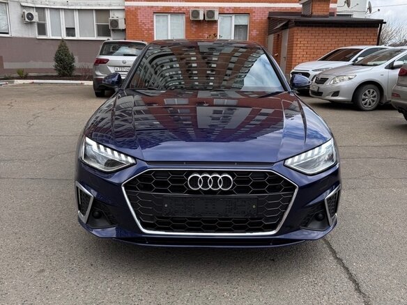 2021 Audi A4 40 TFSI V (B9) Рестайлинг, синий, 4200000 рублей - вид 3