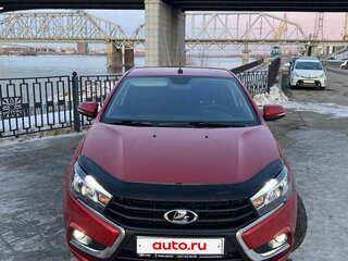 2017 Lada (ВАЗ) Vesta I, красный, 900000 рублей, вид 2