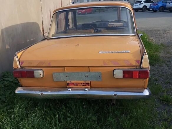 1975 Москвич 412 ИЭ, жёлтый, 35000 рублей - вид 4