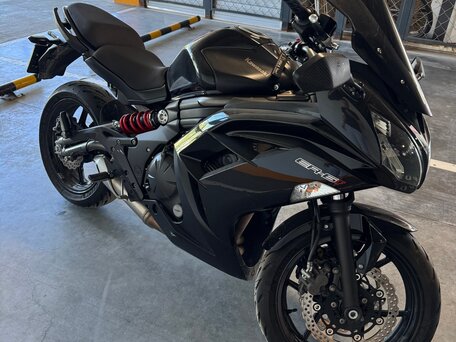 2012 Kawasaki ER-6F (Ninja 650R), чёрный, 535000 рублей, вид 1