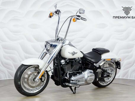 2019 Harley-Davidson Fat Boy, белый, 1949000 рублей, вид 3