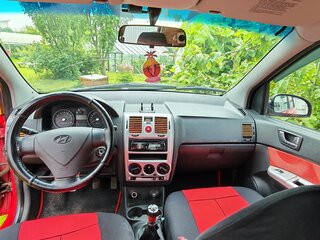 2005 Hyundai Getz I Рестайлинг, красный, 260000 рублей, вид 5