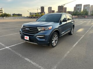 2019 Ford Explorer VI, синий, 3100000 рублей, вид 1