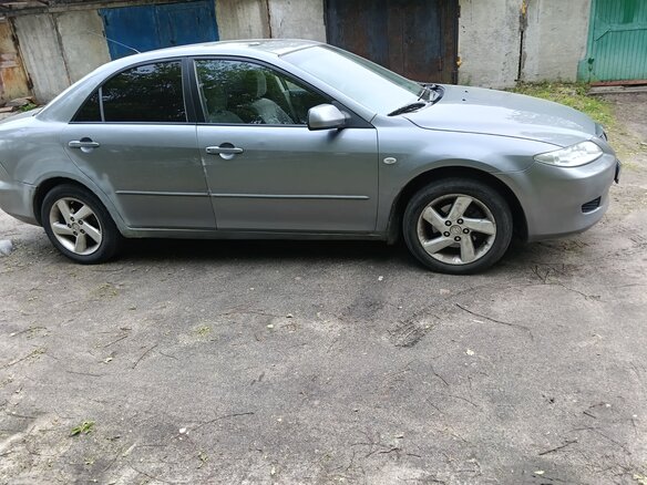 2003 Mazda 6 I (GG), серый, 350000 рублей - вид 5