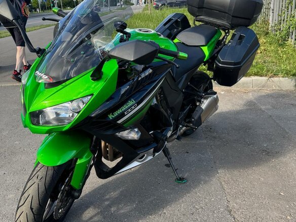 2016 Kawasaki Z 1000SX, зелёный, 750000 рублей - вид 4