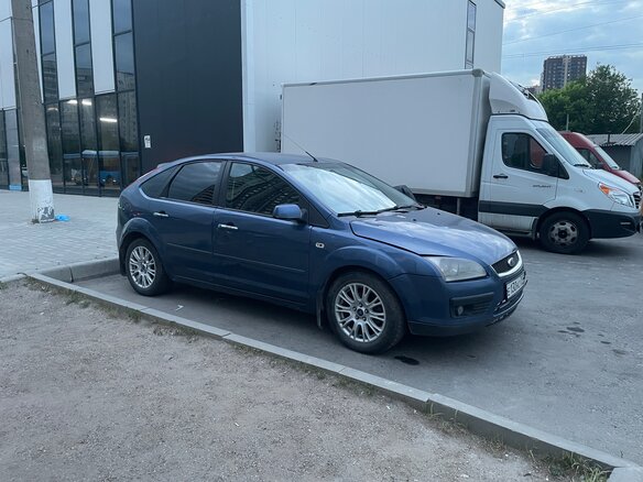 2007 Ford Focus II, синий, 300000 рублей