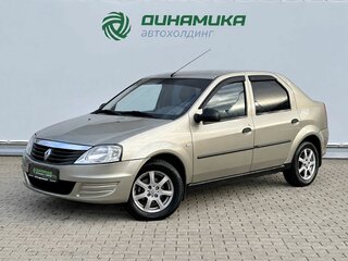 2012 Renault Logan I Рестайлинг, бежевый, 470000 рублей, вид 1
