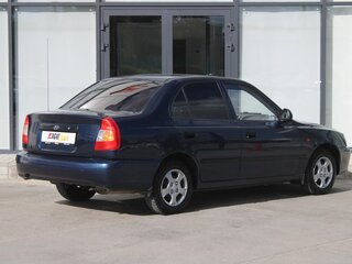 2008 Hyundai Accent ТагАЗ II, синий, 458000 рублей, вид 5